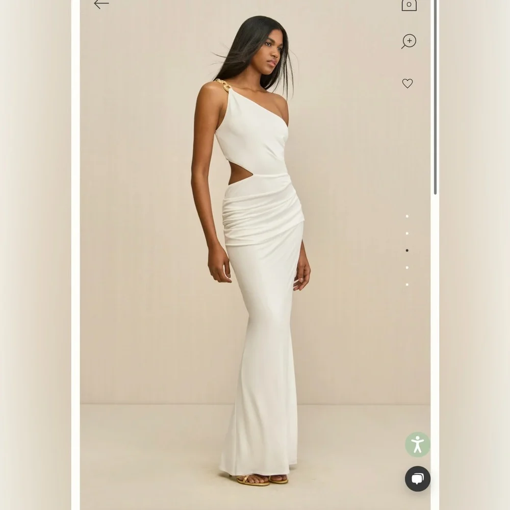 Cult Gaia Cobi Gown in Merlot - Picture 2 of 7